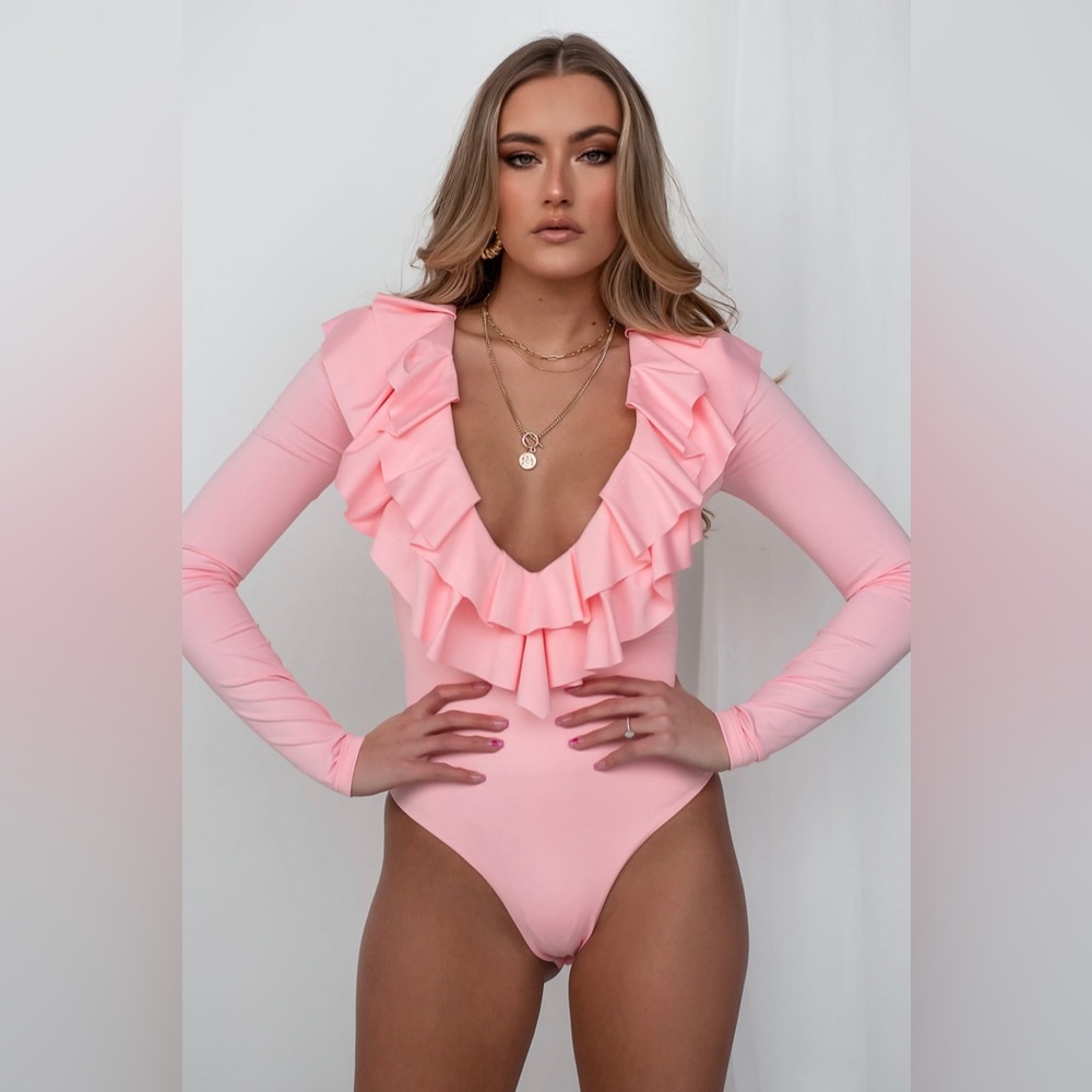 ByeEgreis Yvonne pink bodysuit